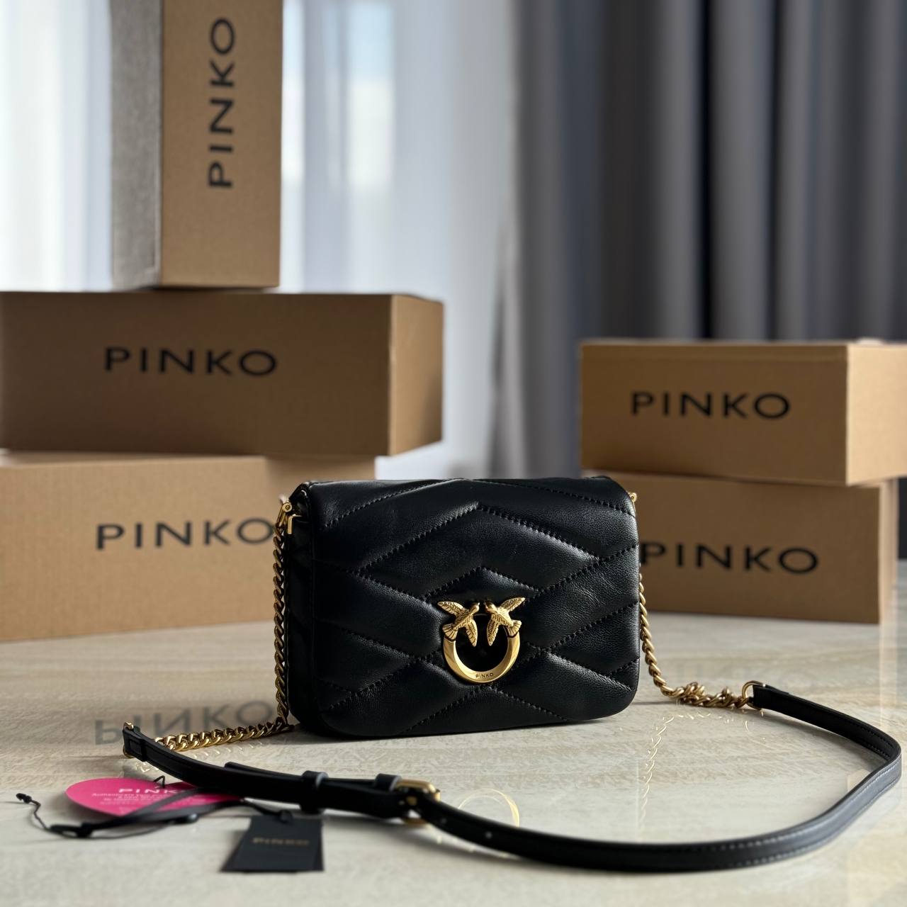 Сумка Pinko Classic Love Bag Click Puff Mini