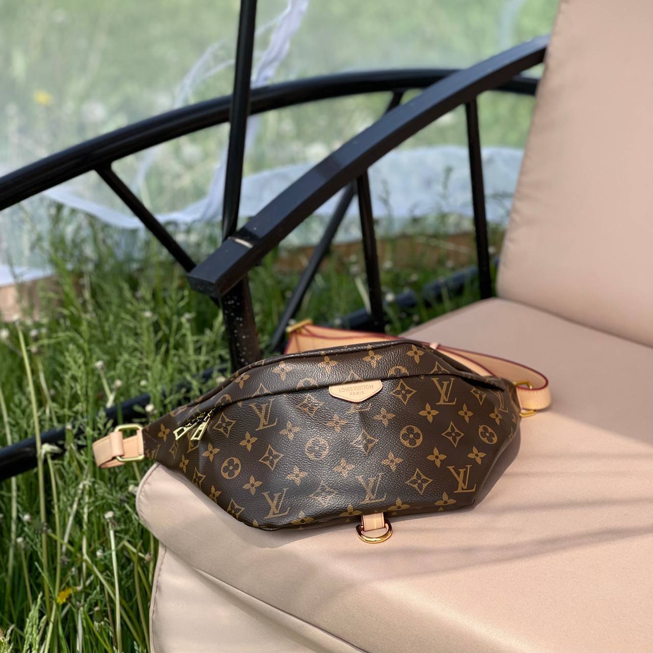 Сумка LOUIS VUITTON BUMBAG МОНО КОРИЧНЕВАЯ