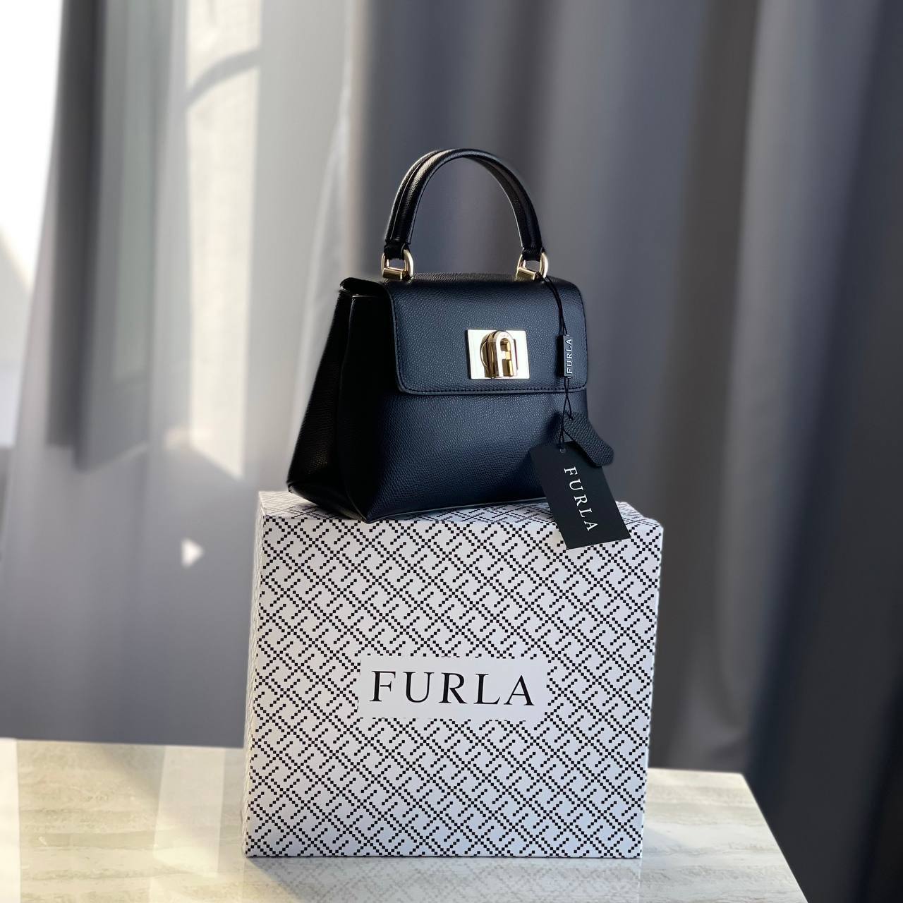 Furla mini сумка-тоут 1927 Black