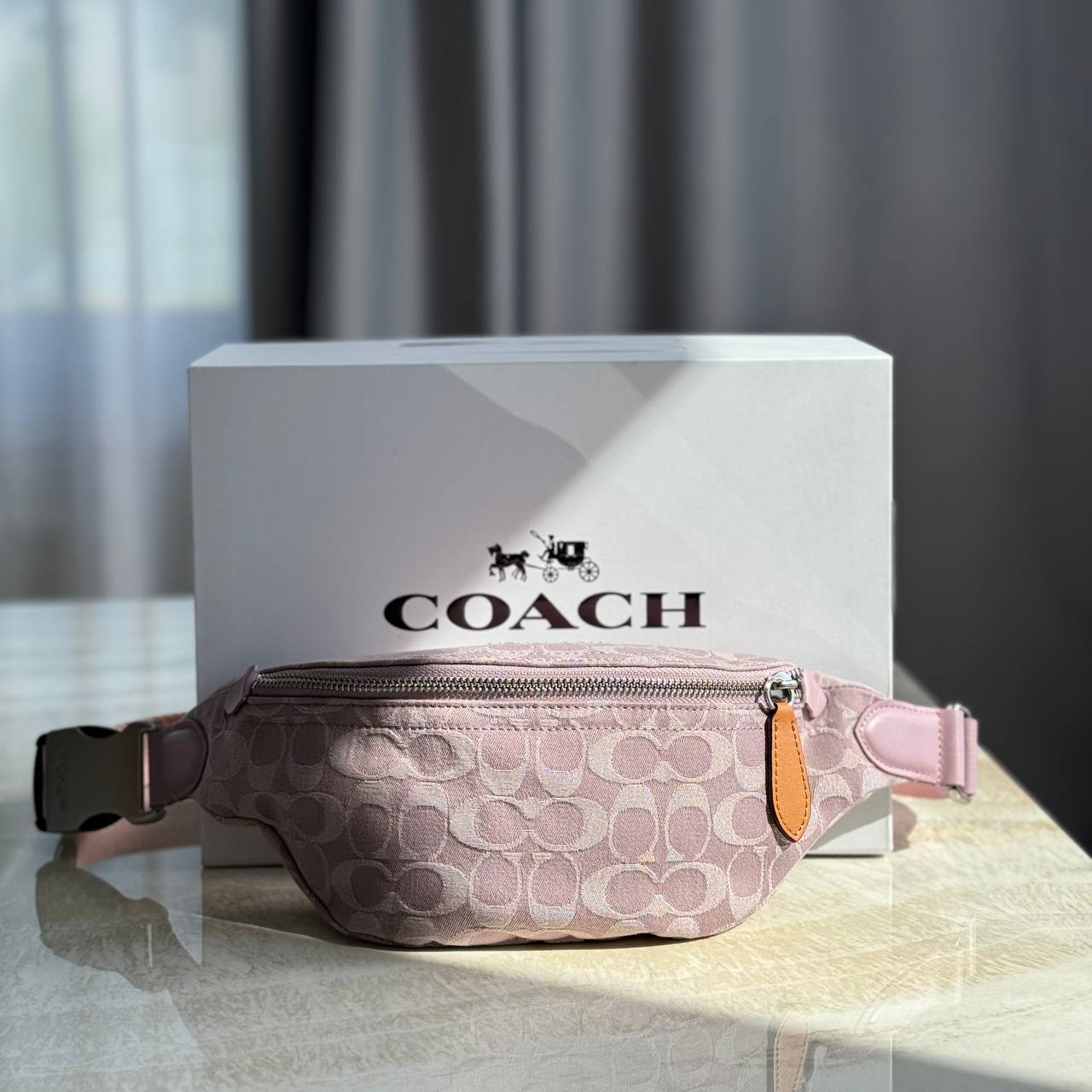 Сумка Coach Charter Signature Denim Belt