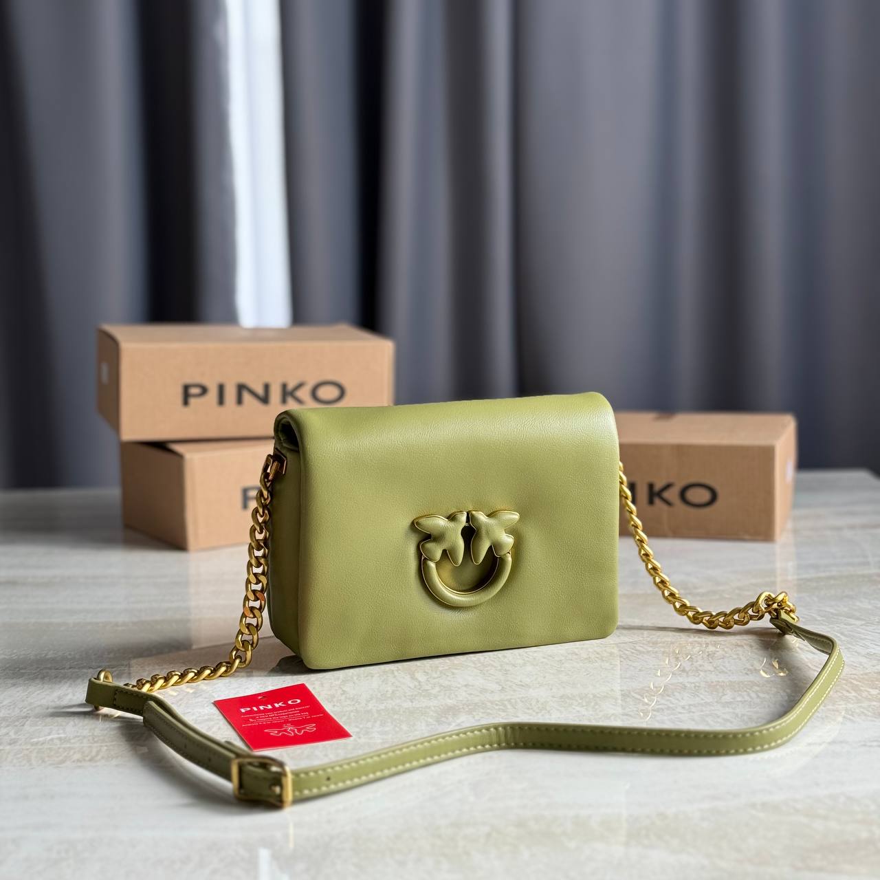 Сумка Pinko Powder Love Click Puff Baby Bag