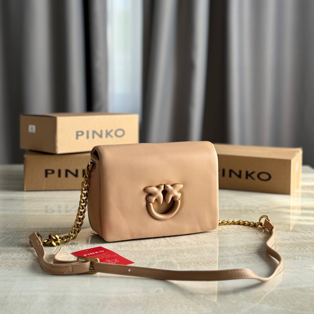 Сумка Pinko Powder Love Click Puff Baby Bag